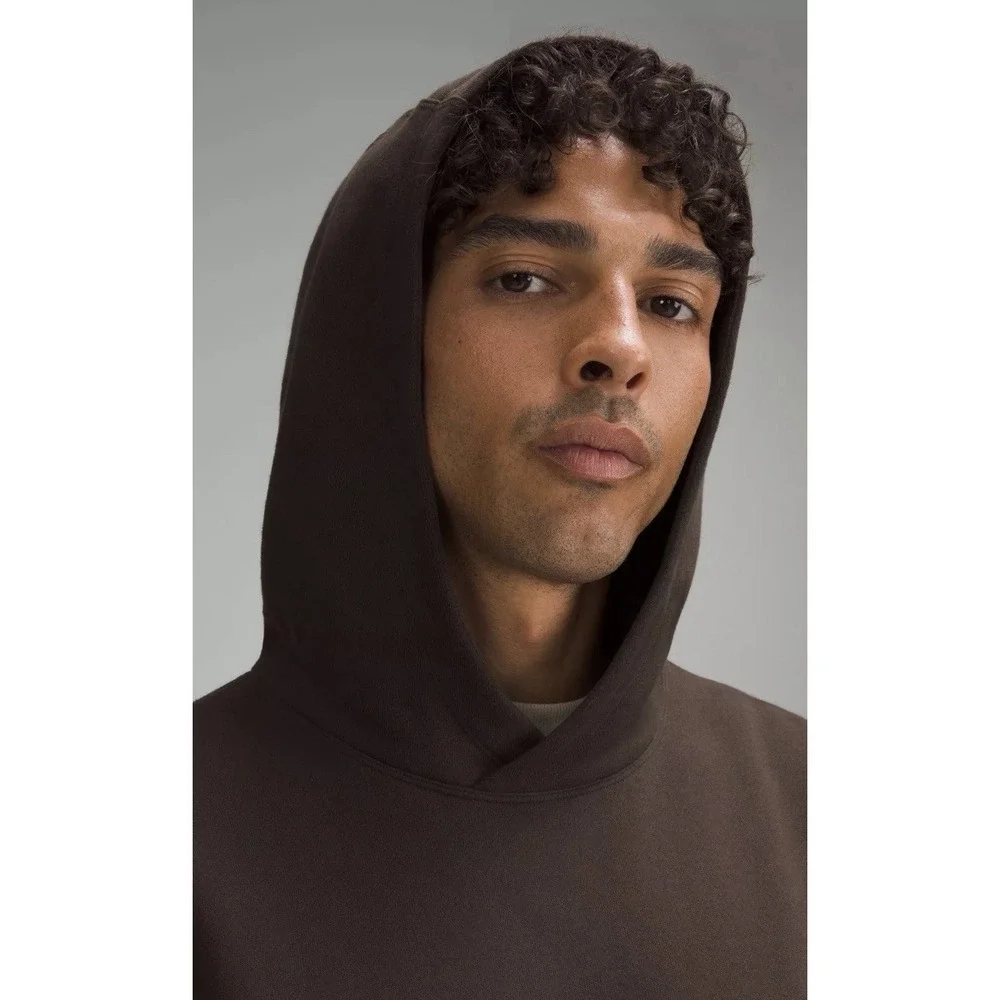 Lululemon Men's Medium Steady State Hoodie Sweatshirt Pullover Brown Athletic - Picture 3 of 9